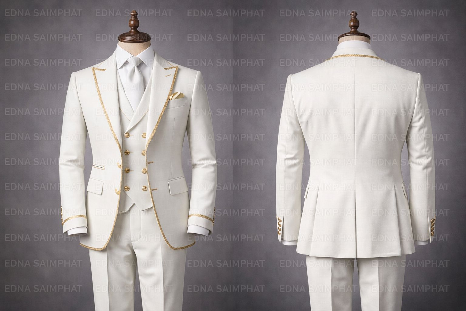 Signature Office Suit (3-Piece Design)