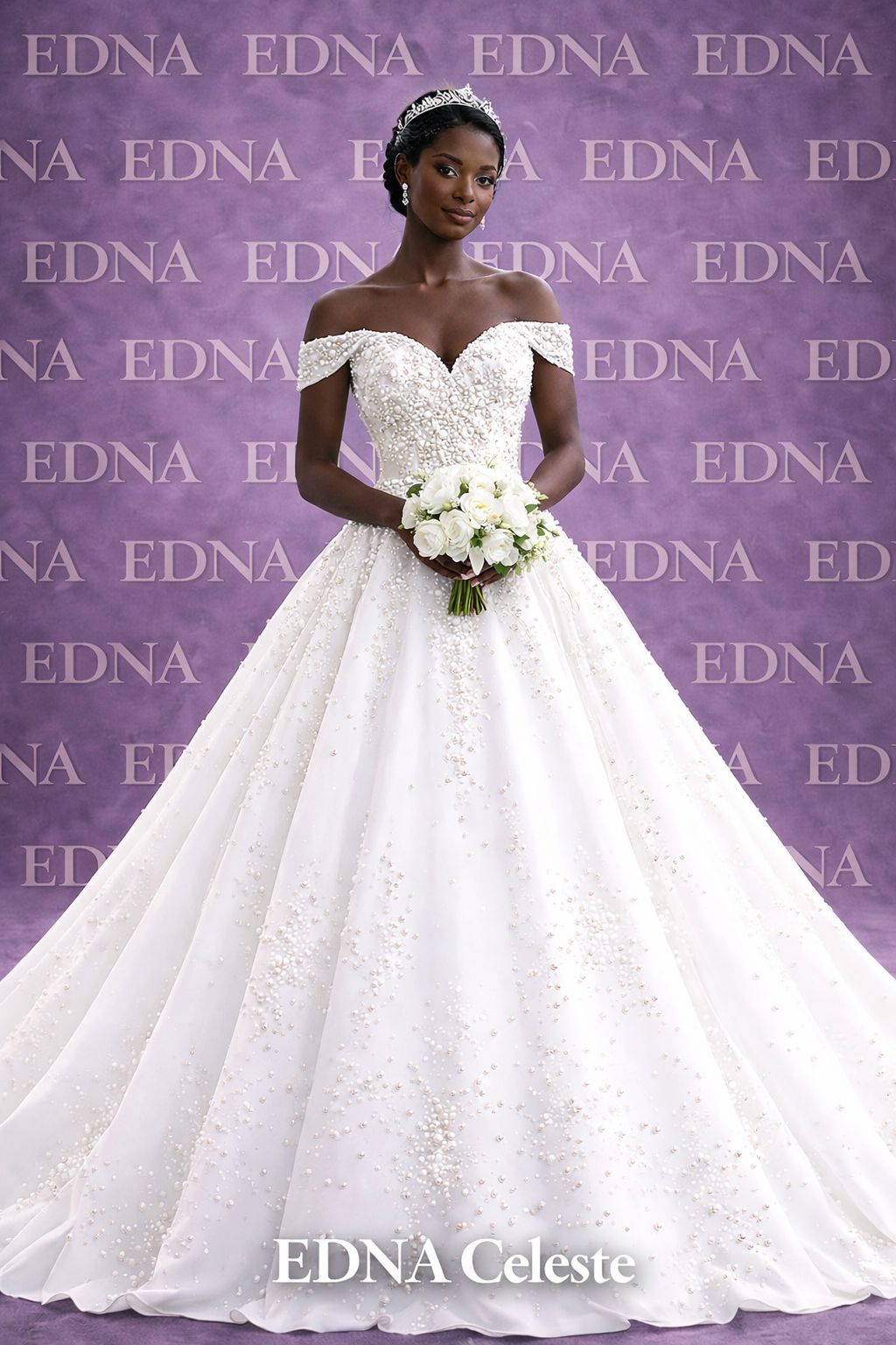 EDNA Céleste Haute Couture Wedding Gown