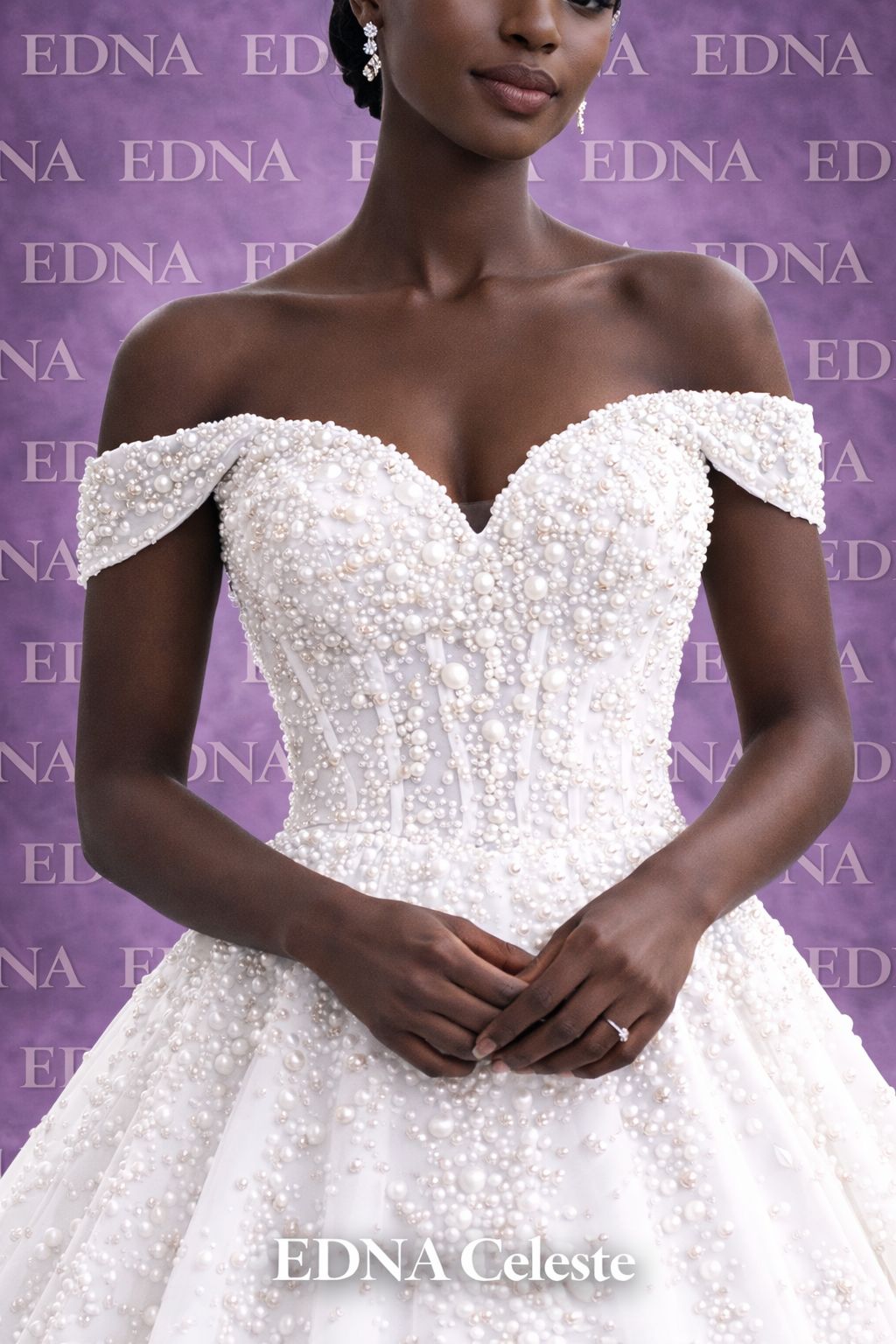 EDNA Céleste Haute Couture Wedding Gown