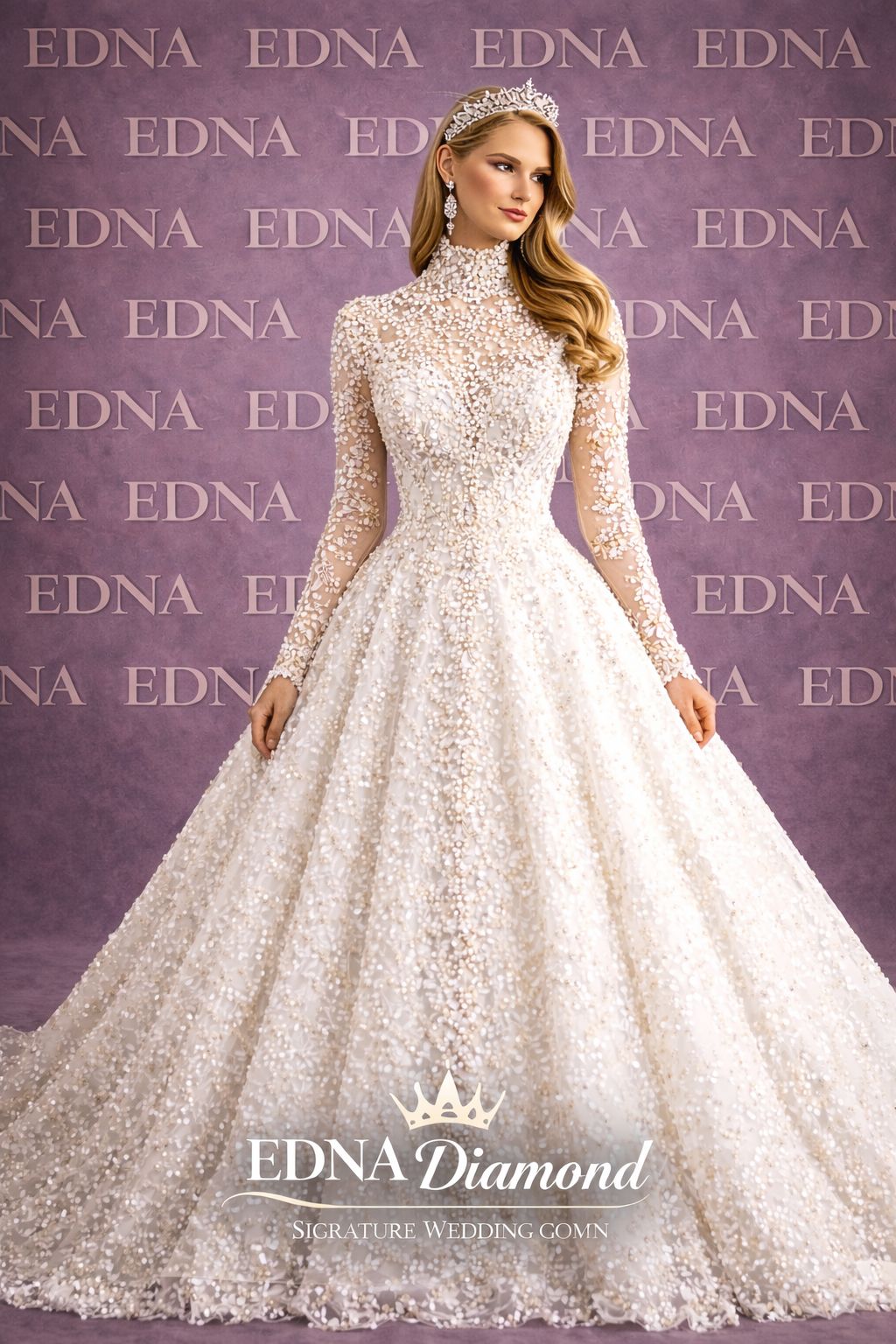 EDNA Diamond – Wedding Gown