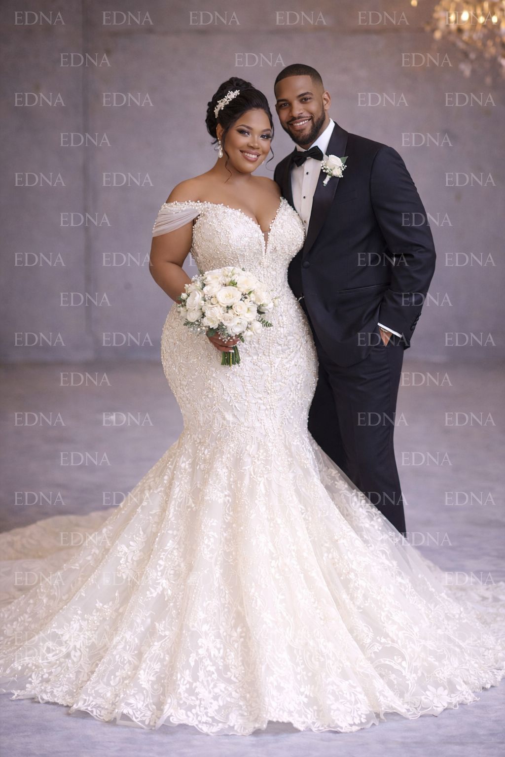 Haute couture wedding gown